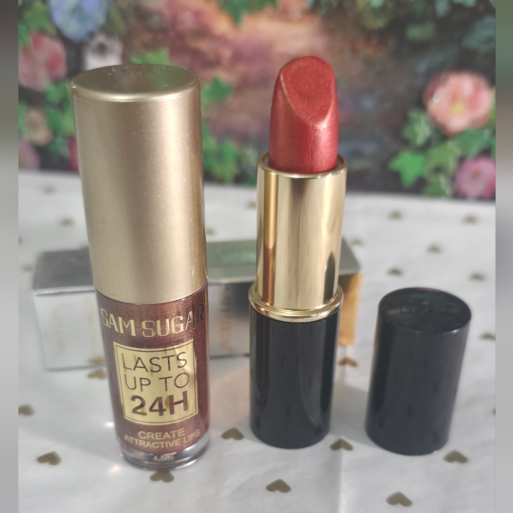 Lancome Metallic Red shade *Hypnose + bonus 1 liquid matte lipstick.